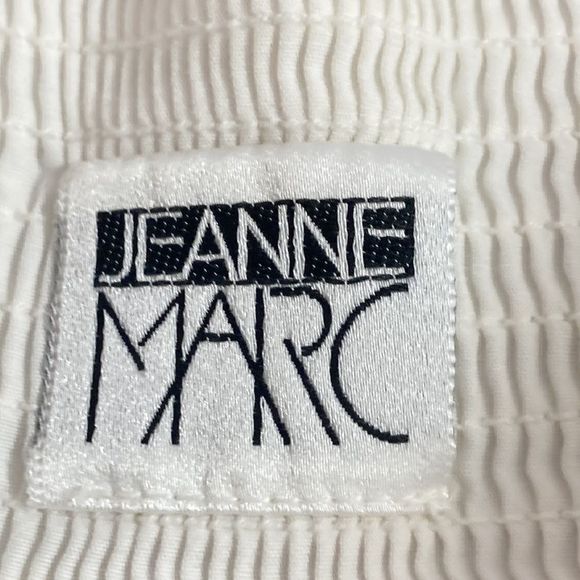 Womens Vintage 80’s Jeanne Marc White Small High Waisted Pants - Picture 6 of 13